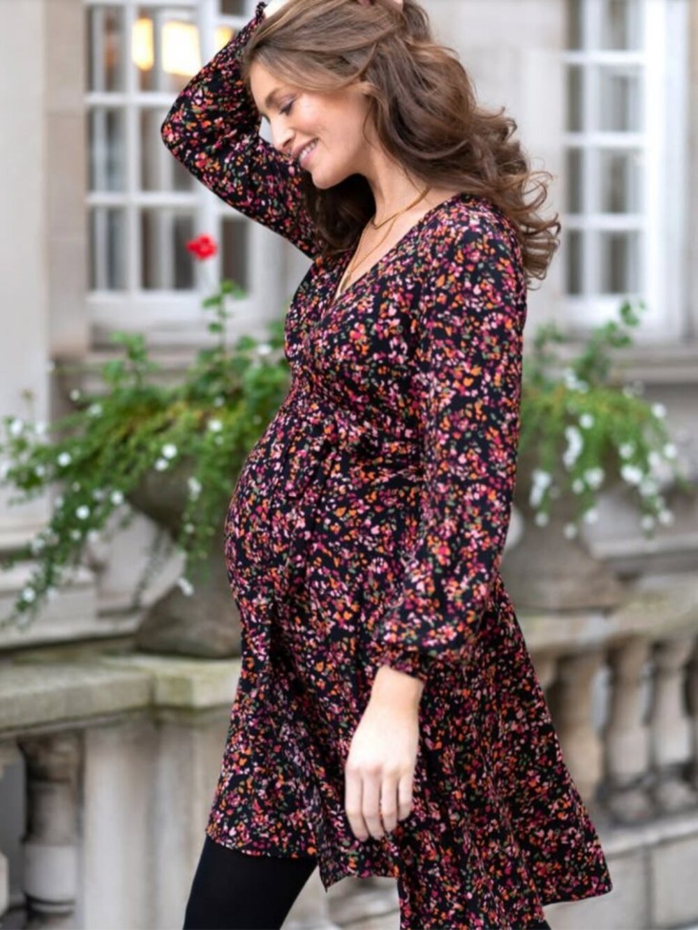 Seraphine Woven Wrap Floral Dress
